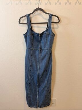 white corset mini dress Forever 21 Short Denim Dress
